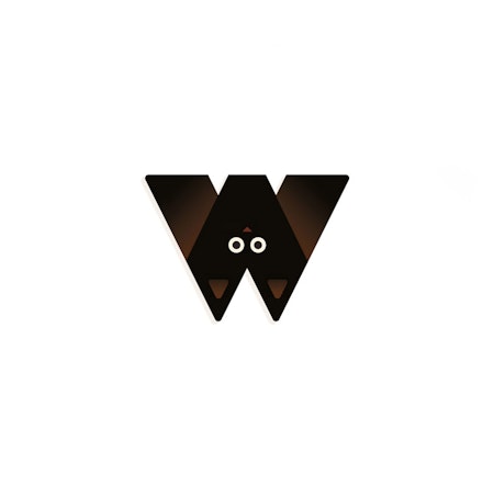 Djeco- Graphic Letters/ BOKSTAV - W