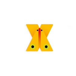 Djeco- Graphic Letters/ BOKSTAV - X
