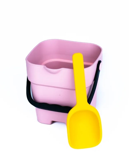 pellianni- Silicone Collapsible Bucket Pinkish