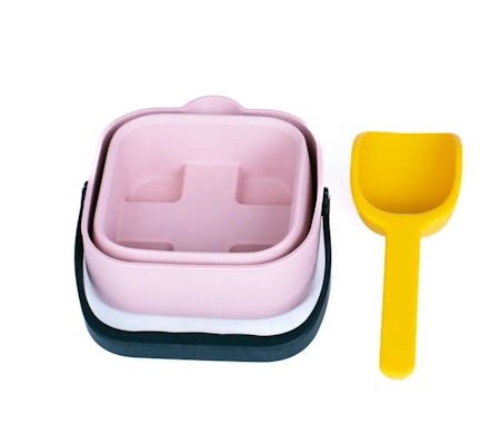pellianni- Silicone Collapsible Bucket Pinkish