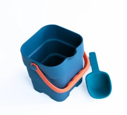pellianni- Silicone Collapsible Bucket Bluish