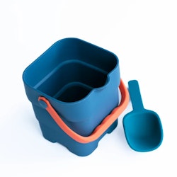 pellianni- Silicone Collapsible Bucket Bluish