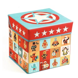 Djeco- Seat Toy Box - Stars