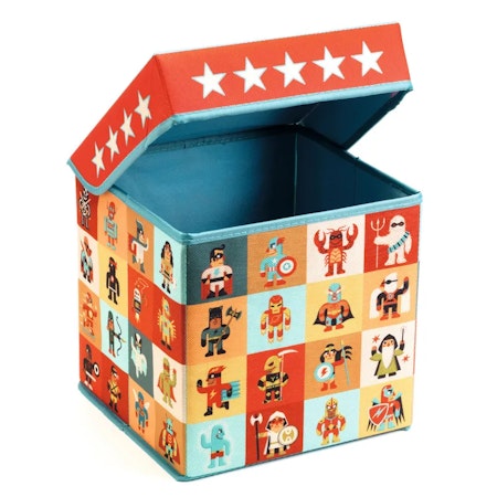 Djeco- Seat Toy Box - Stars förvaringsbox/ pall.