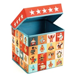 Djeco- Seat Toy Box - Stars förvaringsbox/ pall.