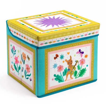 Djeco- Seat Toy Box - Caravan förvaringsbox/ pall.