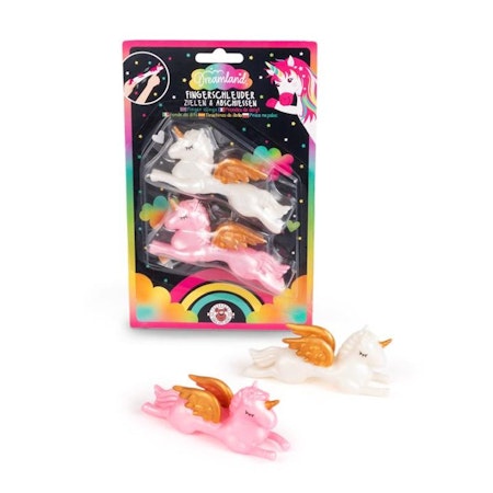 Trendhaus- DREAMLAND Unicorn finger slingshot, set of 2