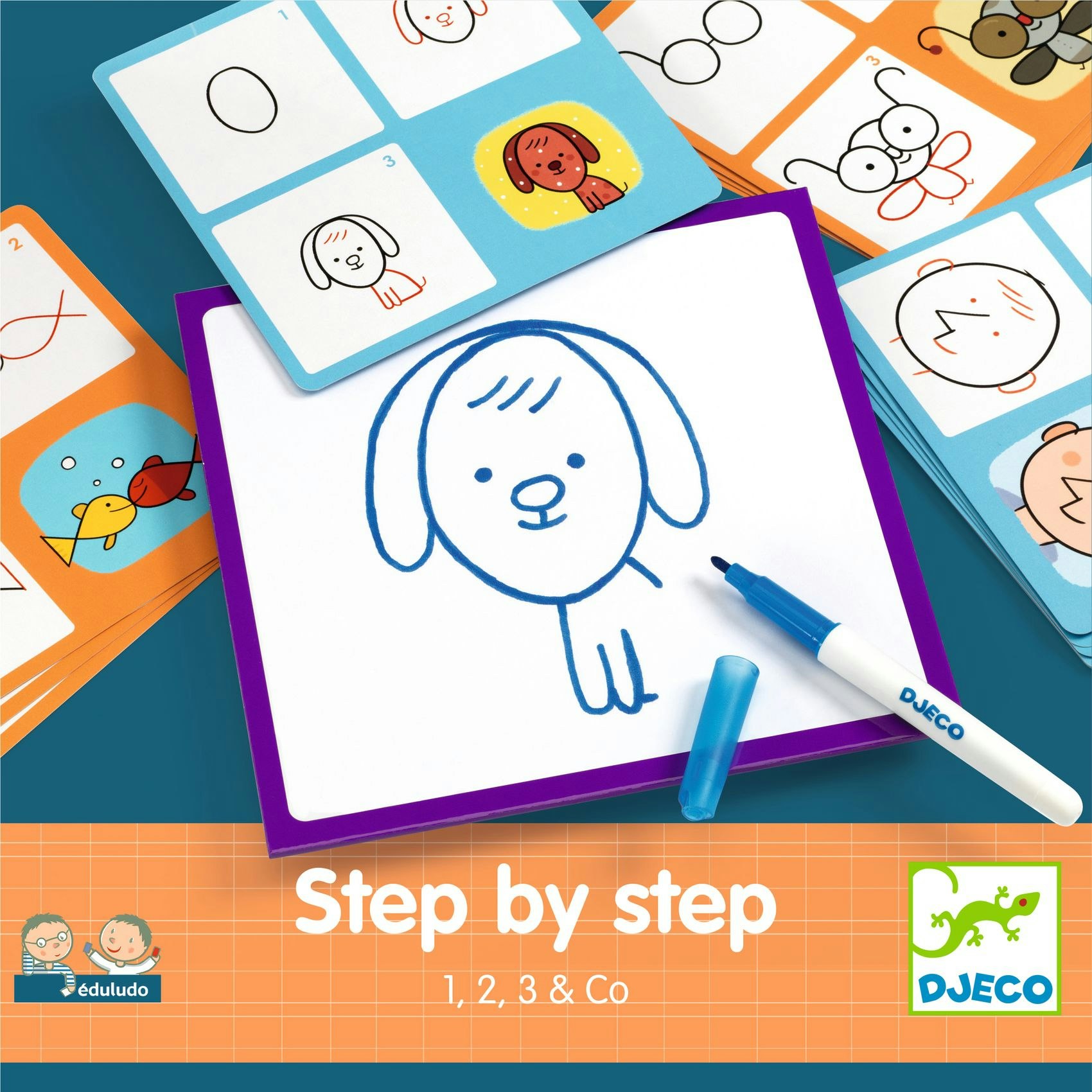 DJECO- Eduludo - Step By Step 1, 2, 3 & Co