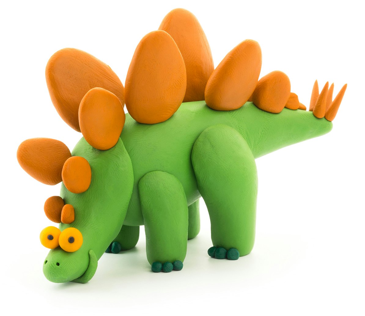 Hey Clay- Claymates Stegosaurus