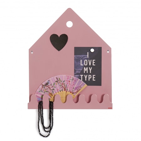 Roommate- Village Magnetic board Pastel rose Magnettavla