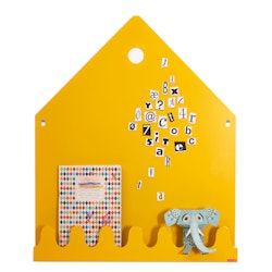 Roommate- Village Magnetic board Yellow Magnettavla