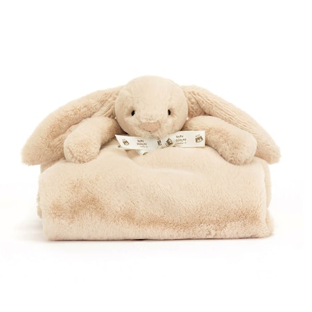 Jellycat- Bashful Luxe Bunny Willo Blankie/ babyfilt.