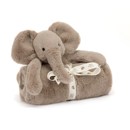 Jellycat- Smudge Elephant Blankie / babyfilt.