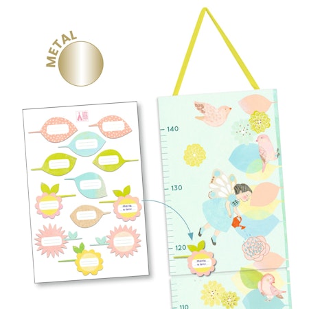 Djeco-Height chart - Spring/ mätsticka