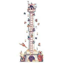 Djeco-Height chart - Knights tower/ mätsticka
