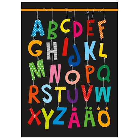Ejvor- Poster ABC Multi Svart