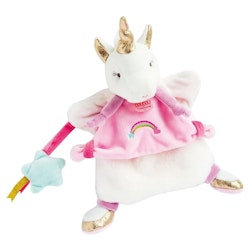 Doudou Et Compagnie- SOOTHER HAND PUPPET - Unicorn
