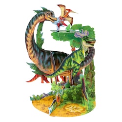 Santoro- Pendulum Card - Dinosaurs