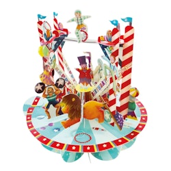 Santoro- Pirouettes Card - Happy Birthday (Circus Theme)