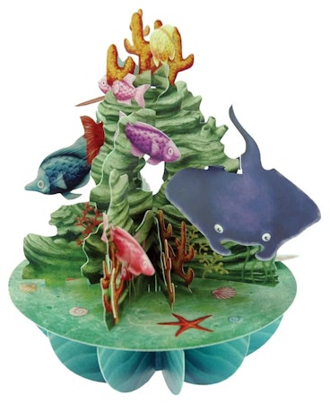 Santoro- Pirouettes Card - Marine Life