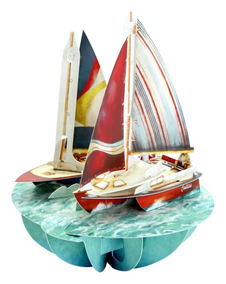 Santoro- Pirouettes Card - Sailing