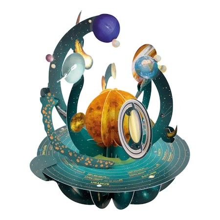 Santoro- Pirouettes Card - Solar System
