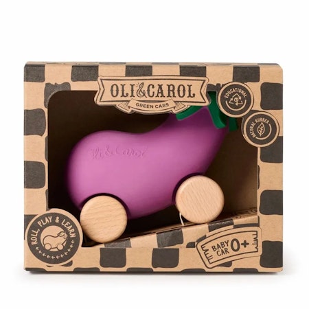 Oli & Carol- Emma The Eggplant car.