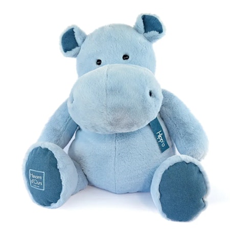 Doudou Et Compagnie- HIPPO - Bleu jean 85 cm