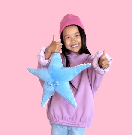 Orange Toys- Plush Toy, Blue Sea Star 35 cm/ gosedjur
