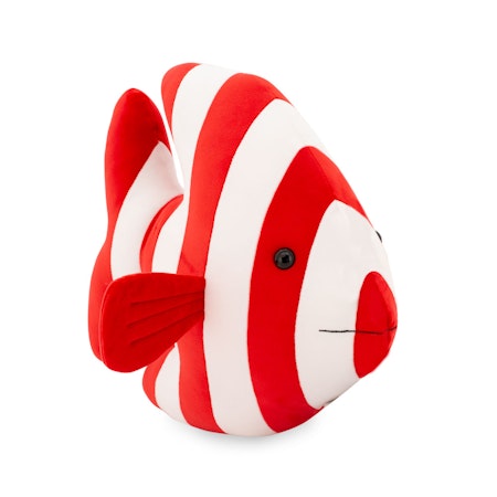 Orange Toys- Plush Toy, Striped Fish - Red/ gosedjur