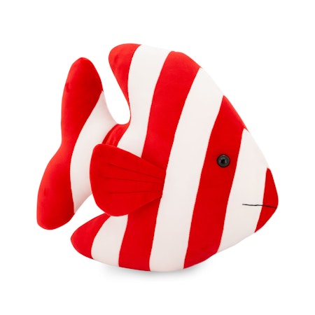 Orange Toys- Plush Toy, Striped Fish - Red/ gosedjur