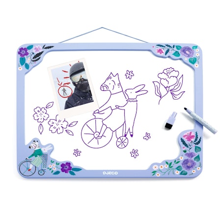 DJECO- Zebra Board/ skrivtavla av metall
