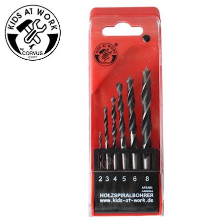 Corvus kids at work- Drill-bit-set, wood