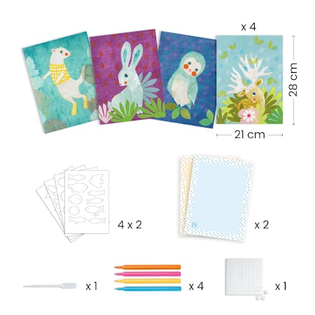 Djeco- With Blotting Paper/ Pyssla.