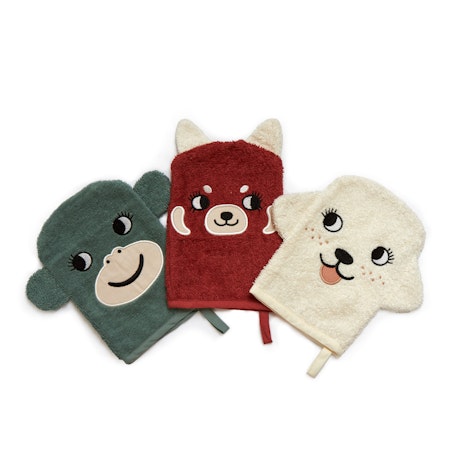 Roommate- 3-pack tvätt vantar