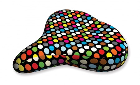 Liix Saddle Cover Polka Dots Mix Black sadelskydd