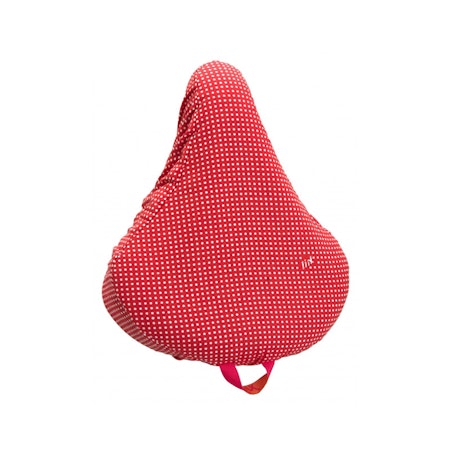 Liix Saddle Cover Polka Dots Red sadelskydd
