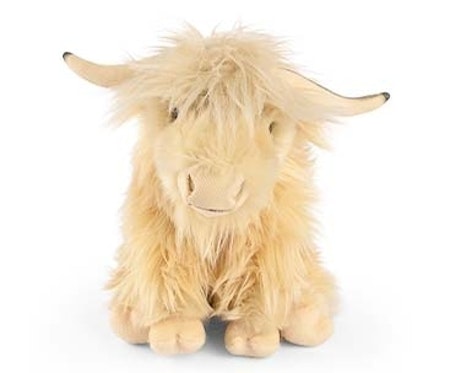 Keycraft Living nature- White Highland Cow with Sound/ Med ljud