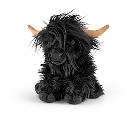 Keycraft Living nature- Black Highland Cow with Sound/ med ljud