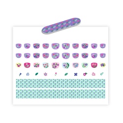 DJECO- Nails Stickers - Petite fleur- FSC / superenkel manikyr