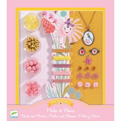 Djeco- Beads and flowers/  pysselbox...