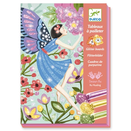 Djeco- The gentle life of Fairies / Rita, måla, färglägg glitter.