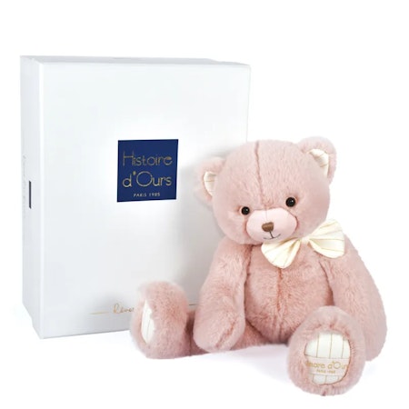 Doudou Et Compagnie- PREPPY CHIC - BEAR Pink 30 cm