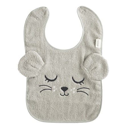 Roommate- Bib - MOUSE, grey
