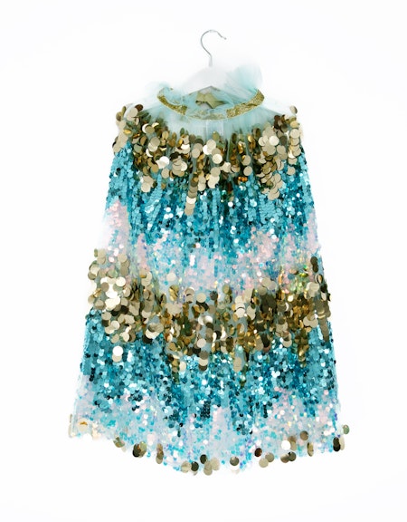 P e l l i a n n i - Glitter cape aqua