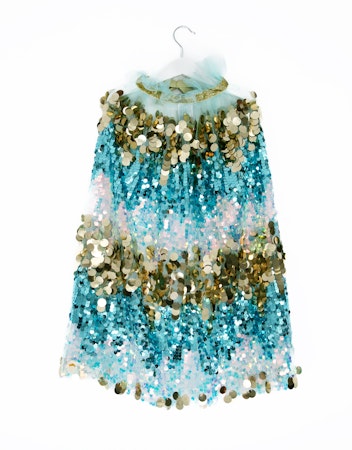 P e l l i a n n i - Glitter cape aqua