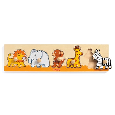 Djeco- Sava'n'co Puzzle, 5 pcs