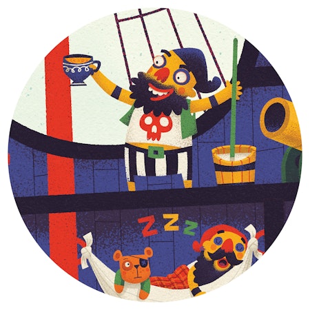 Djeco- The pirate ship - 36 pcs
