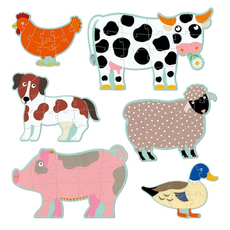 Djeco- Honor & friends, 9 psc, 12 pcs, 15 pcs