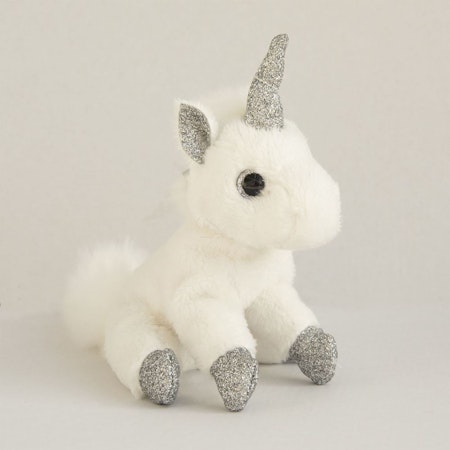 Doudou Et Compagnie- KEY RING SILVER UNICORN